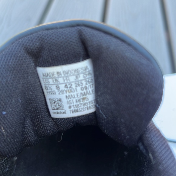 Adidas Black sneakers ;Size 8.5 - Picture 6 of 10